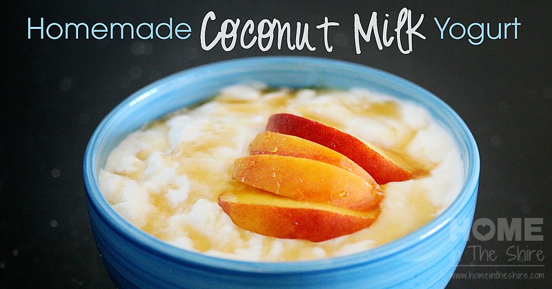 Homemade Coconut Milk Yogurt | HomeInTheShire.com