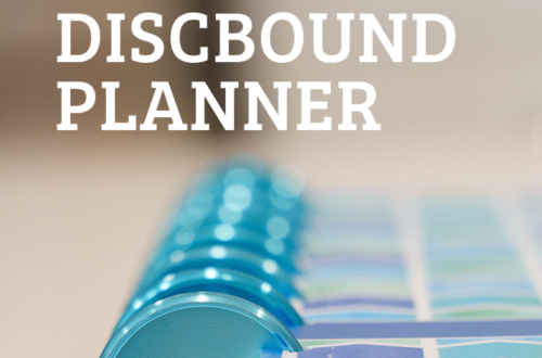 DIY Personal and Homeschool Discbound Planner