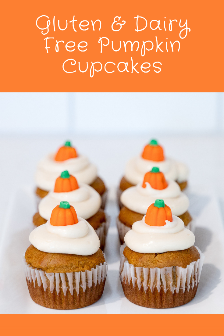 Gluten and Dairy Free Pumpkin Cupcakes with Cream Cheese Frosting - Our ...
