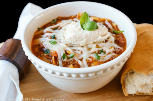 Gluten Free Lasagna Soup