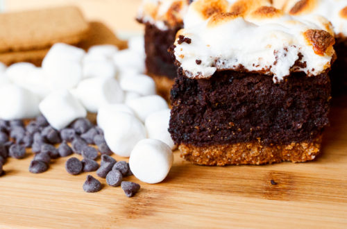 Gluten and Dairy Free S'mores Brownies