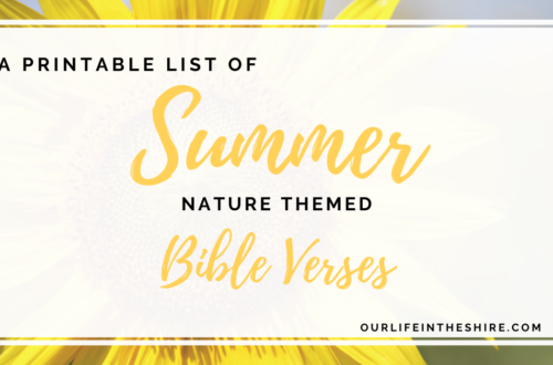 Summer Nature Related Bible Verses