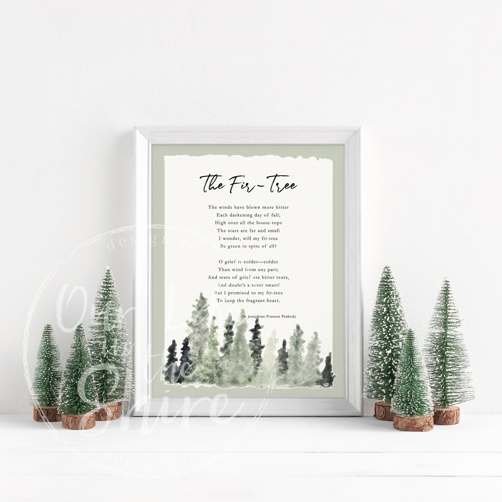 Winter Nature Poem Printable Artwork