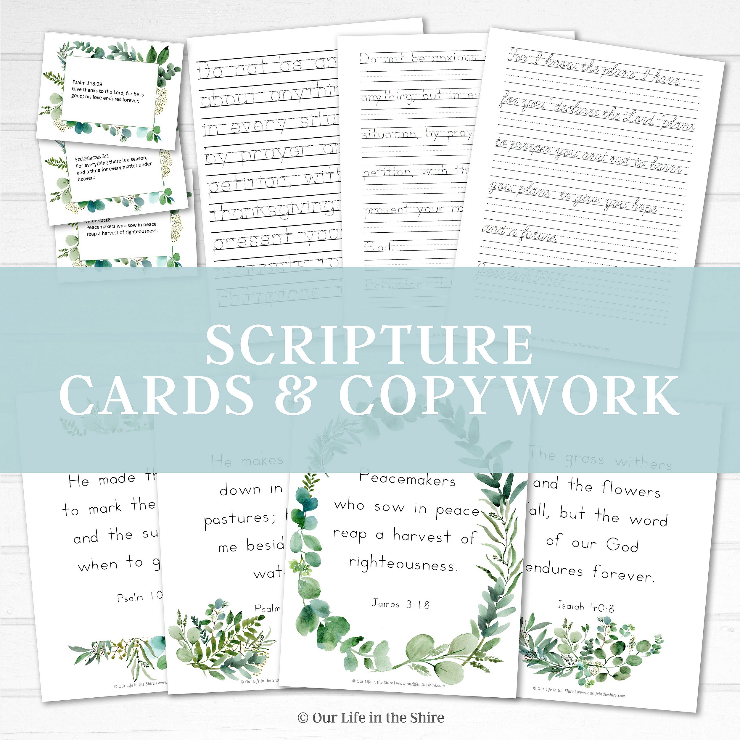 Scripture Copywork and Memorization for Kids